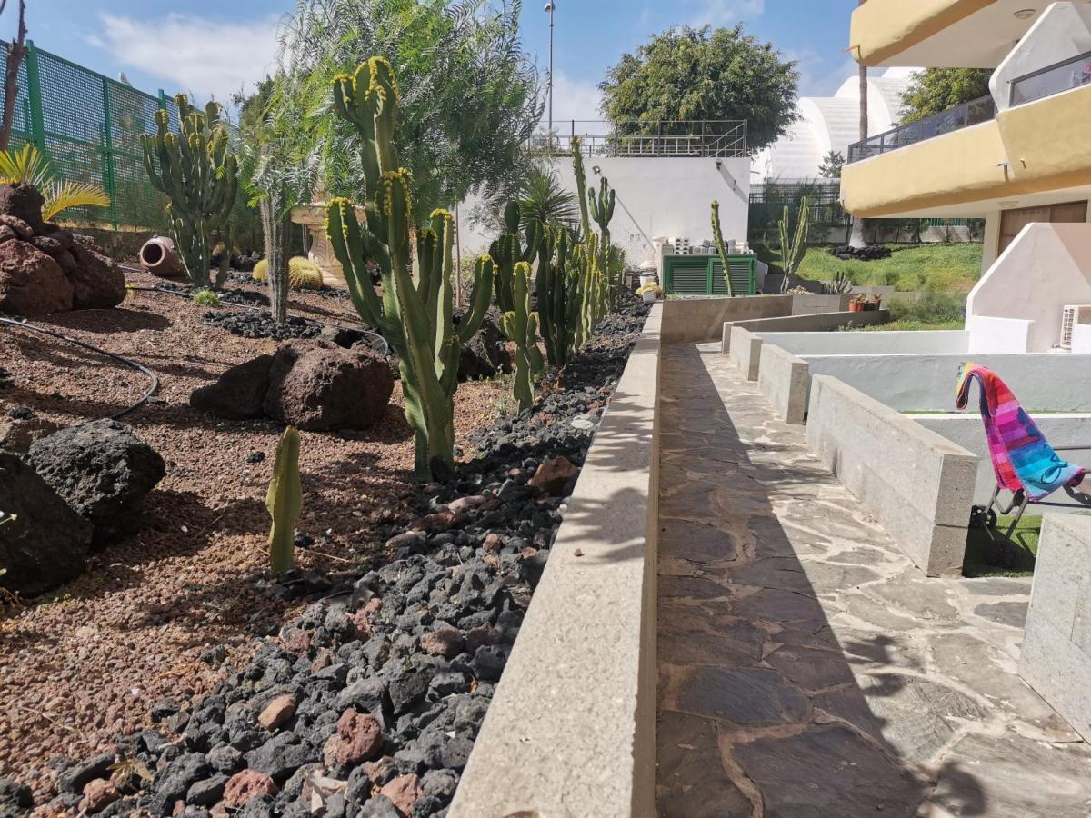 Sunny Cactus Garden Apartment 150M From Beach, Fast Fiber Wifi San Bartolomé Eksteriør billede